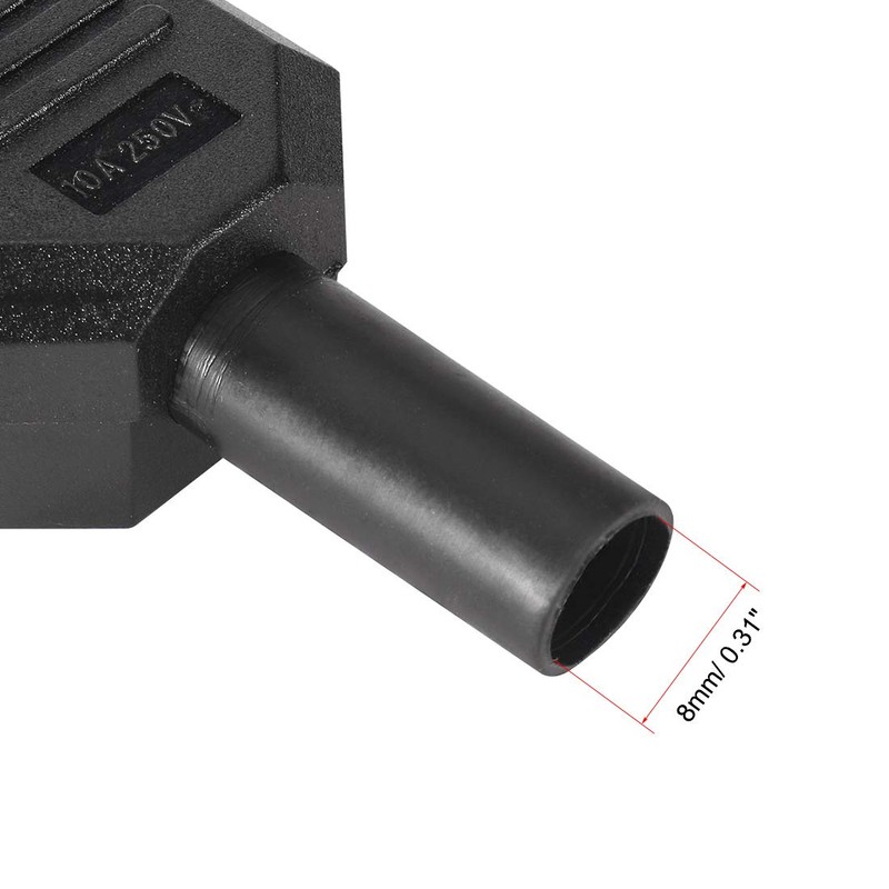 uxcell 3Pair AC250V 10A IEC C14 Male C13 Female, 3