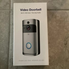 Lifemement Video Doorbell V5 - Wi-Fi Motion HD Video - Ring Button Doorbell - Rechargable