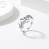 Silvora Feather Ring for Women, One Size Fits Most, Men's