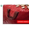 ADEPTNA Set of 2 Premium Christmas Decorations Storage Bags Red