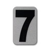 Reflective Peel & Stick Vinyl Numbers/Letters/Symbols (3 inch, 7)