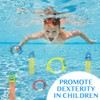 SULIUDAJI Pack of 6 Diving Toys Children, Diving Rings for