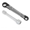 Plumbing Tools, 2 PCS Angle Stop Wrench Kit, Angle-on Wrench