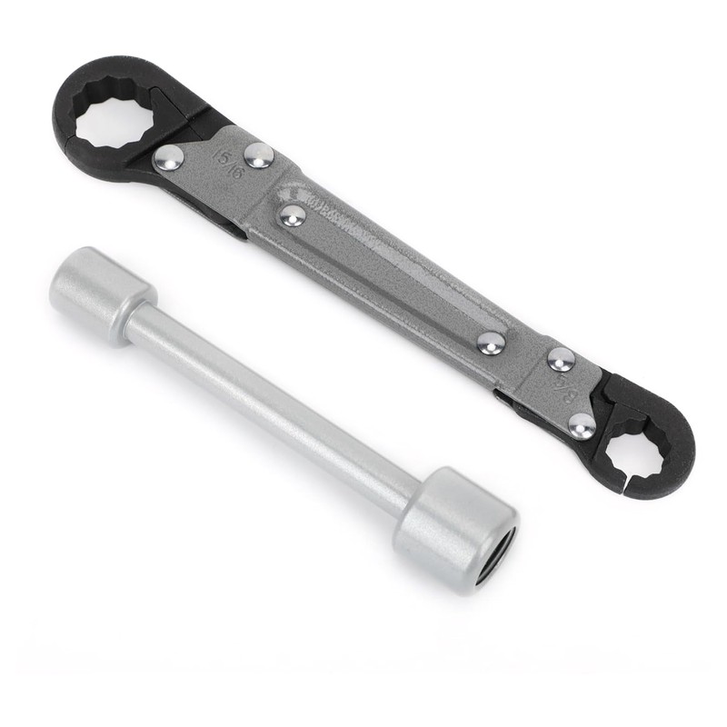 Plumbing Tools, 2 PCS Angle Stop Wrench Kit, Angle-on Wrench
