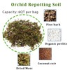 JFWOD 6QT Orchid Potting Mix with Moss Pine Bark Mulch