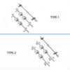 iYueMps 200 mm Linear Shaft T8 Threaded Spindle Vertical Set,