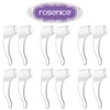 ROSENICE 20 Paar weiche Silikon Brillen Anti-Rutsch Ohrpolster (Transparent)