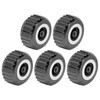 5pcs Professional Watch Head Steel Watch Crown Repairing Parts Replacement