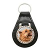 Giftshop UK Norwich Terrier Leather Key Fob
