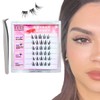 Kit Pestañas Con Pegamento Postizas Para Extenciones de Pestañas Volumen