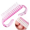 Set of 8 Professional Nail Cleaning Brushes with Handles Fingernail