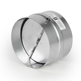 LALAGO Ventilation Grille with Automatic Backflow Flap Diameter 100 mm