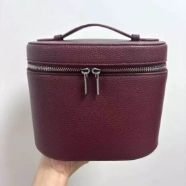 메이크업 가방 휴대용 대용량 여행 케이스 주최자 여성용 검정색 세면 용품 여행용 [Black] Portable Large Capacity Travel Makeup Bag Organizer for Women Black Toiletries Travel Case
