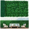 48"x120" Artificial Grass Roll Wall, UV-Anti Boxwood for Outdoor