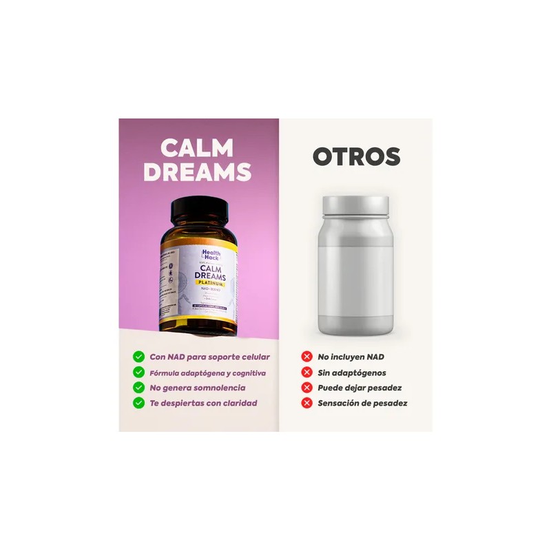Suplemento Platinum Dormir Sueño Profundo Nad Cáps