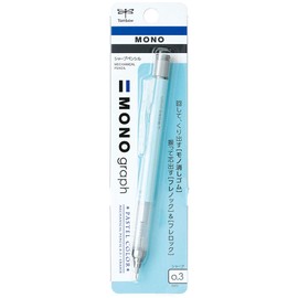 Tombow Mechanical Pencils Monograph Pastel Colors 0.3mm Pack DPA-137A Ice Blue 1 Piece