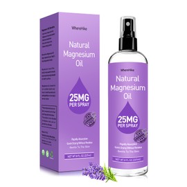 WhereHike Magnesium Spray, Pure Magnesium Oil Spray for Feet,Ideal Gift for Muscle Relaxation&Better Sleep,Rapid Absorption,Quick Drying Without Residue-Lavender