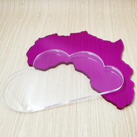 Acrylic Cloud Coaster - Cloud Shaped Drink Holder, Irregular Coasters for Home & Office Decor, Desk Accessories for Women (Tabletop Protection, Jewelry Tray, Housewarming, Christmas, Birthday)