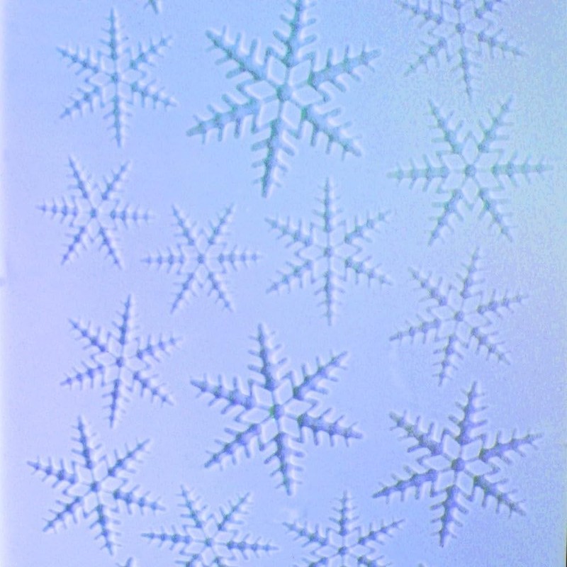PME IM196 Snowflake Design Impression Mat, 15x0.1x30.5 cm