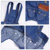 Dog Clothes Denim Overalls Pet Strap Pants for Small Puppy