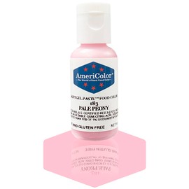 AmeriColor, Pale Peony, 0.75 Ounce Bottle, Soft Gel Paste Food Color