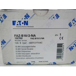 Eaton, FAZ-B10/2-NA, Faz-na Ul 489 Mcb 2p 10a B Cur