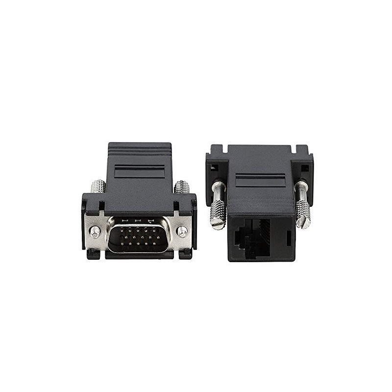 VIMVIP VGA RGB 15pin Male Extender To Lan Cat5 Cat5e