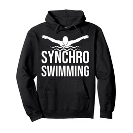 Synchro Swimming Minimalist Sporty Team Pullover Hoodie