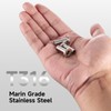 200PCS Stainless Steel Protector Sleeves, T316 Marine Grade for Deck