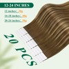 Easyouth Tape Hair Extensions Balayage Human Hair Tape in Extensions