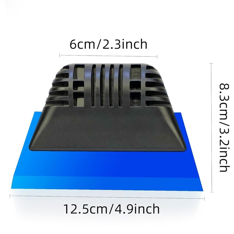 YAZZT Blue Small Squeegee Window Tint Squeegee, Non-Slip Handle Rubber