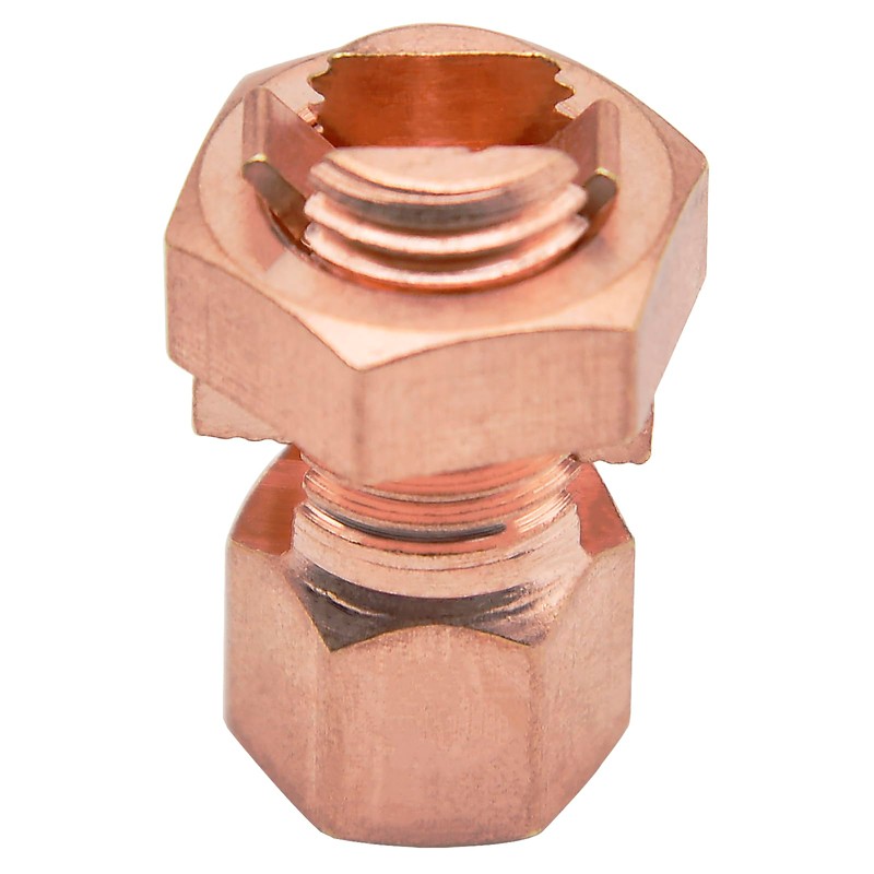 FDXGYH 4 Pack Grounding Split Bolt Connector Copper Grounding Clamps