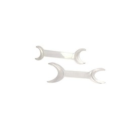 Zahnarzt-Doppelköpfiger T-förmiger intraoraler Wangen-Lippen-Retraktor-Öffner (4 Stück/2 Sets)