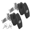 2 Pieces T Handle Lock Kit Rear Fixing Tool Box