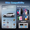 CarPlay Wireless Adapter & Wireless Android Car, Converts Wired Wireless,