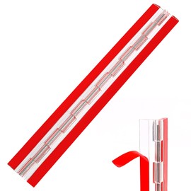Self-Adhesive Acrylic Hinge Plastic Hinges Clear Continuous Piano Hinge 12 inch Folding Hinge Tools Hinge for Plexiglass Aquarium Lid Cabinet Box DIY Display 300x45 mm