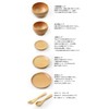 Fujishiro Kogei Wooden Beginning Eating Children's Dinnerware Set, 7-Piece Set,