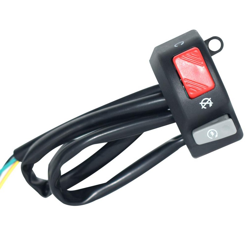 12V Right Motorcycle Switches 7/8" 22mm Handlebar Mount Headlight Fog