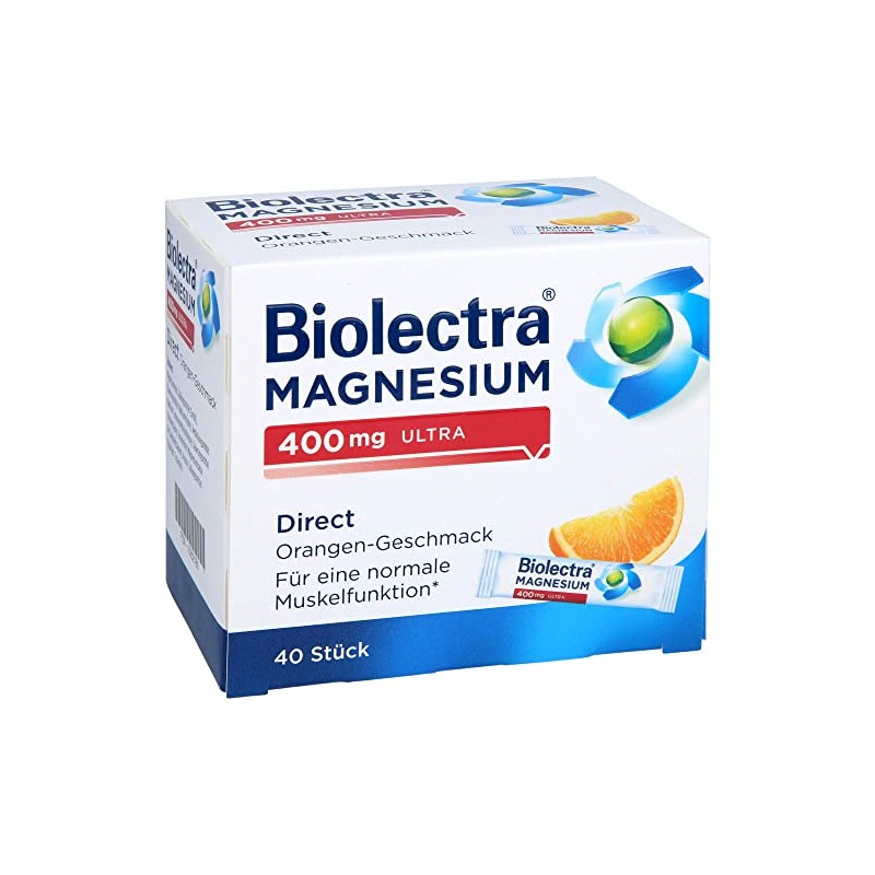 Biolectra 400 mg Direct Sticks Orange Pack of 40