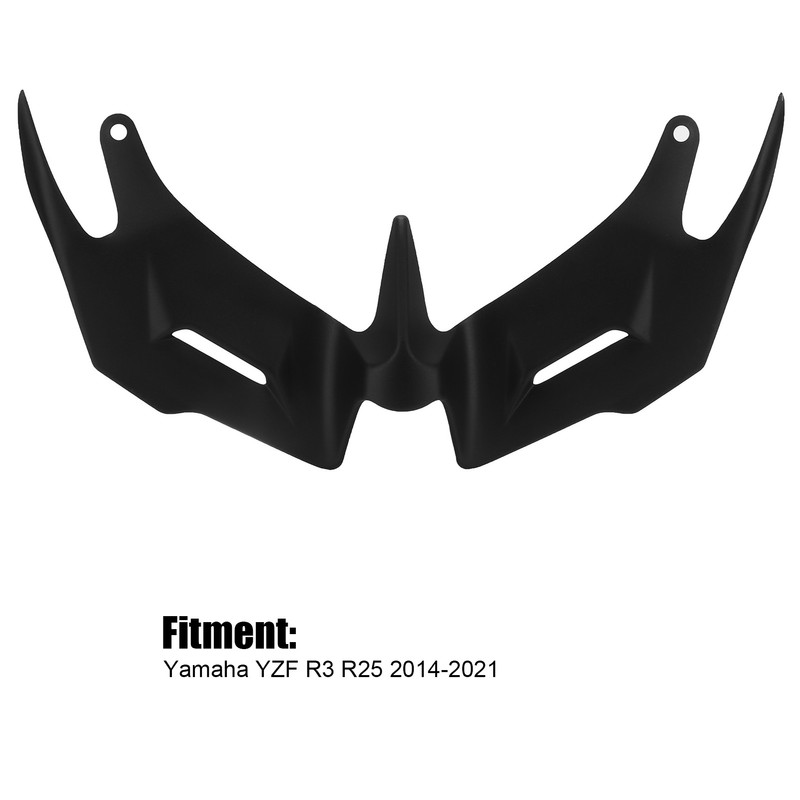 Motorcycle Front Mudguard Extension Cover Replacement for YZF R3 R25