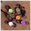 BEEL Veil Reel Key Chain, Carabiner, Extendable, Reel Type, 23.6