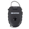 Oxford Products LK100 4-Digit Combination Lock with 75cm Retractable Cable,