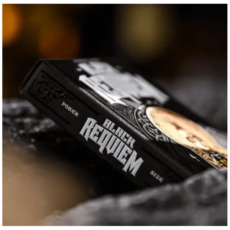 JP GAMES LTD Black Requiem Playing Cards - Luxury Counterspell