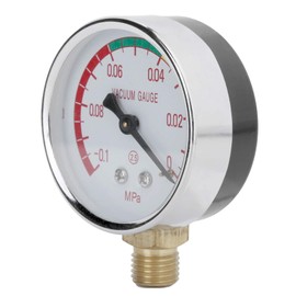 Velaurs Vacuum Pressure Gauge / 4 Male Thread Pressure Gauge for Aquaculture Milking Machine