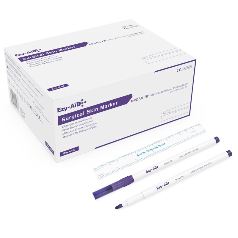 Ezy-Aid STERILE Skin Marker | Gentian Violet Ink, Ruler in