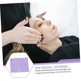 TOVINANNA 96pcs Disposable Makeup Removal Sponges Soft High-density Facial Cleansing Pads for Effortless Makeup Application and Removal Travel-friendly Lightweight Design