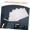 WOONEKY 6pcs Hair Extension Shield Heat Shield Guards for Hair