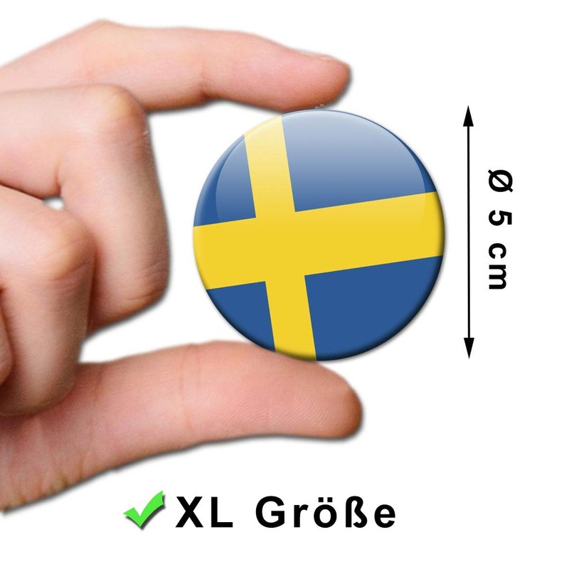 Sweden Flags Fridge Magnet Countries Travel Souvenir Flag Fridge Magnet