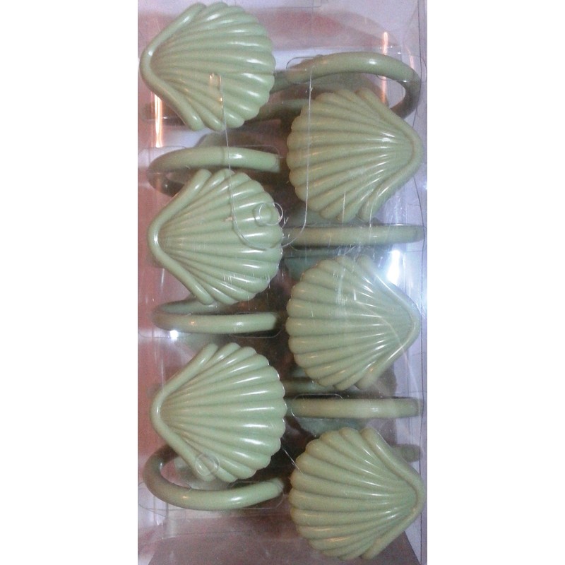 Better Home 12 Sea Shell Deluxe Shower Hooks S Shaped