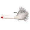 Lindy Fuzz-E Grub Jigs - White - 2 in -